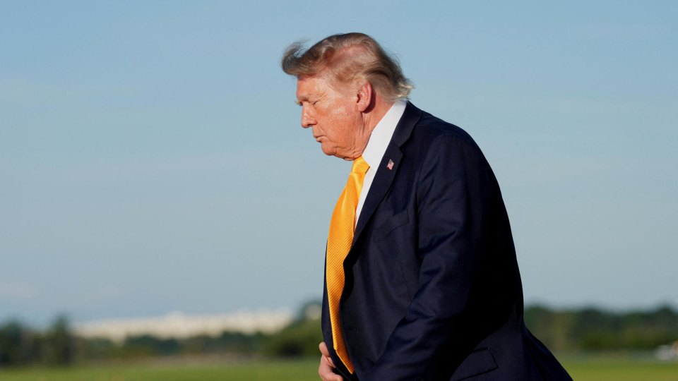 görüntüsü dikkat çekti - Trump’ın saçına ne oldu? Yeni görüntüsü dikkat çekti